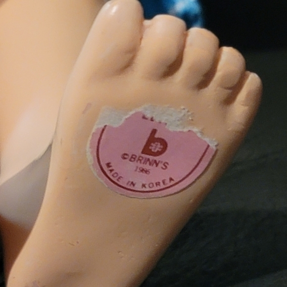 Brinn's clown 1986 Limited Edition August Calendar Doll 14" Picnic at the beach - Picture 5 of 7